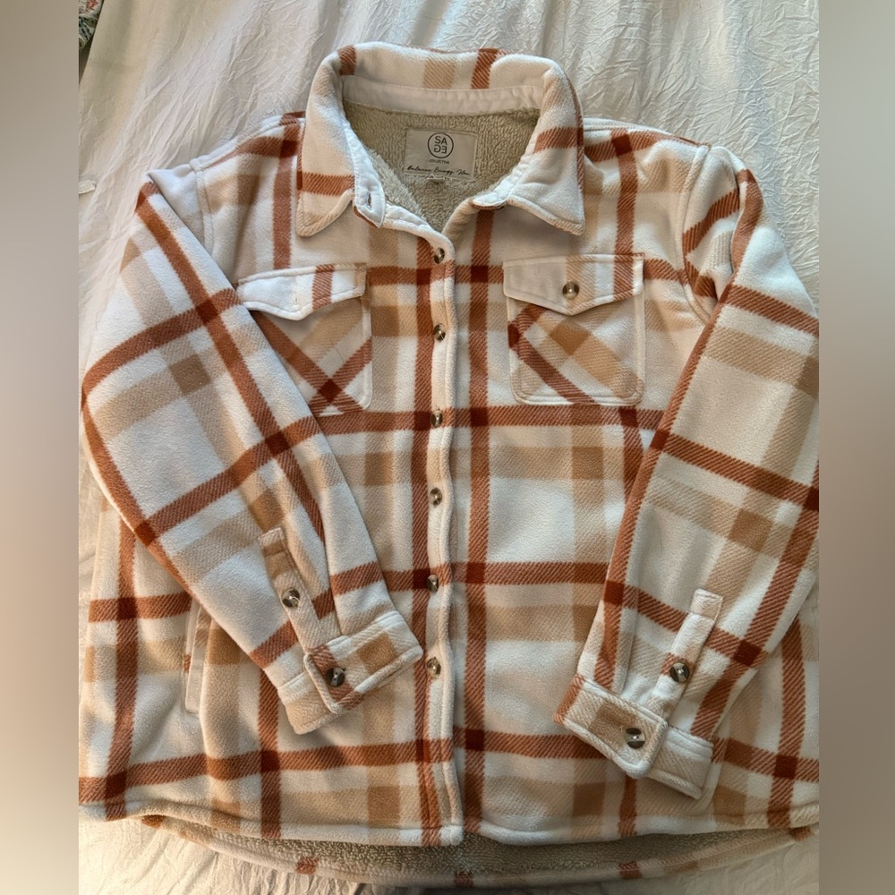Women’s Plaid Fleece Jacket
